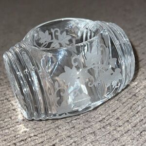 ‼️SOLD‼️ PartyLite Glass Toothpick Holder